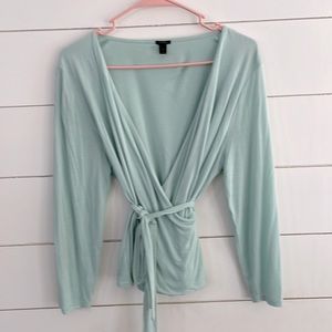 JCrew wrap blouse